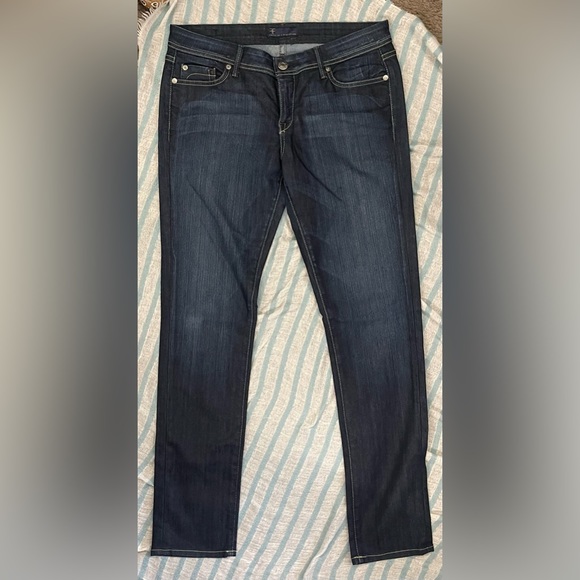 Fidelity Denim Dark Wash High Rise Skinny Jeans - Size 31 - New Without … - Picture 1 of 7